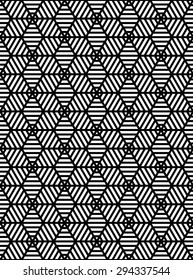 Abstract geometry black and white hipster fashion pillow pattern