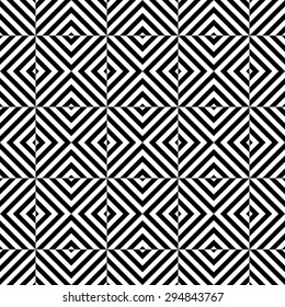 Abstract geometry black and white hipster fashion pillow pattern