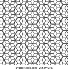 Abstract geometry black and white hipster fashion pillow pattern
