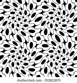 Abstract geometry black and white hipster fashion pillow pattern