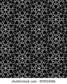 Abstract geometry black and white hipster fashion background pattern