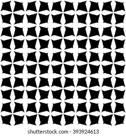 Abstract geometry black and white hipster fashion pillow star pattern