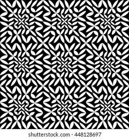 Abstract geometry black and white hipster fashion pillow pattern