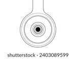 abstract geometry black and white. vector illustration no people.