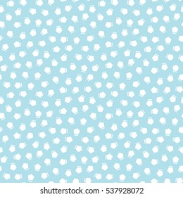 Abstract geometry blue deco art memphis fashion pentagon pattern