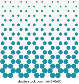 Abstract geometry blue fashion halftone dots pattern