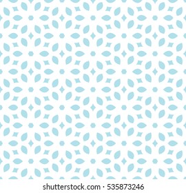 Abstract geometry blue ornament deco art pattern