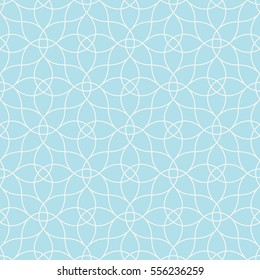 Abstract geometry blue ornament deco art pattern