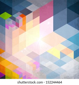 Abstract Geometry Bright Shining Vector Background