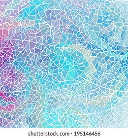 Abstract geometry bright shining vector background