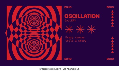 Abstract geometry brutalism background. Brutalist banner template, event design for digital advertisement and social media. Creative shape layout design