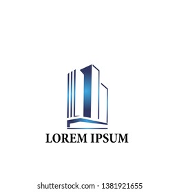 abstract geometry for building logo icon or sign
