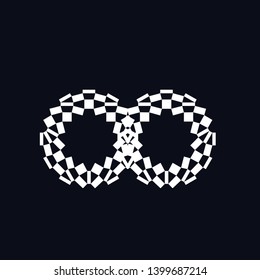 abstract geometry circle for ornament