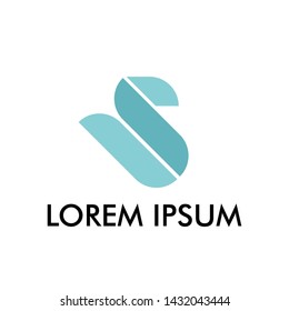 abstract geometry with circle shape for business and technology company logo icon