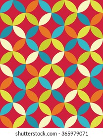 Abstract geometry circles hipster fashion pillow pattern