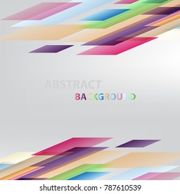 Abstract geometry colorful background.