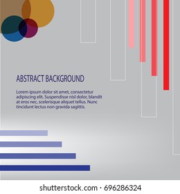 Abstract geometry colorful beautiful for background template.