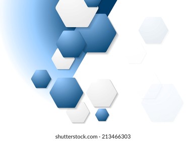 Abstract geometry corporate background. Vector design