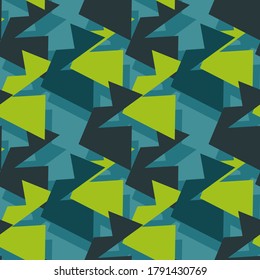 Abstract geometry curved shapes. Seamless backdrop.