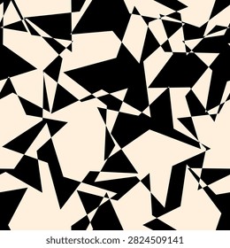 Abstract Geometry Decorative seamless pattern. Repeating background. Tileable wallpaper print.