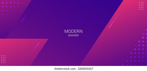 Abstract geometry design elements banner template