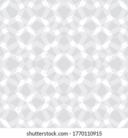 abstraktes Geometriediamantenquadrat in grauem und weißem, nahtlosem Muster