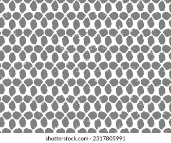 Abstract geometry  floral dot  ornament deco art pattern on grey pattern.