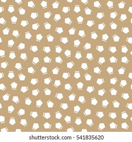 Abstract geometry gold deco art memphis fashion pentagon pattern