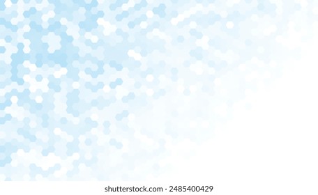 Abstract geometry hexagon blue texture background pattern. vector illustration.