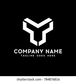 Abstract Geometry Hexagon logo Symbol. Modern template Flat design signs. vector icon illustration - Vector