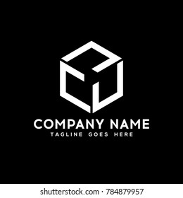 Abstract Geometry Hexagon logo Symbol. Modern template Flat design signs. vector icon illustration - Vector