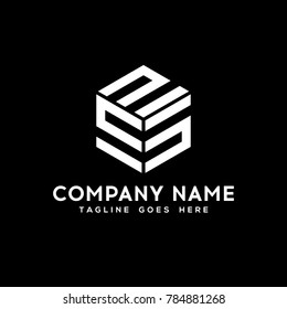 Abstract Geometry Hexagon logo Symbol. Modern template Flat design signs. vector icon illustration - Vector