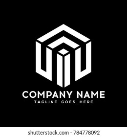 Abstract Geometry Hexagon logo.modern template design.vector icon illustration - Vector