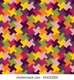 Abstract geometry hipster fashion pillow pattern