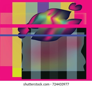 abstract geometry with a lip element