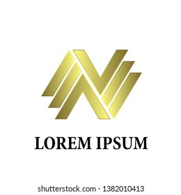 abstract geometry logo icon for business company 