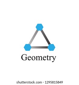 abstract geometry logo icon, simple logo icon for finance or business company