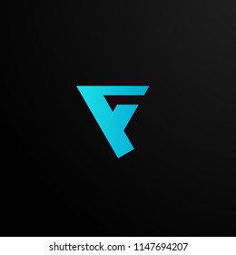 abstract geometry logo, symbol, icon, or sign vector with blue colour has mean dynamic, trusted. it can use for business, sport, or game company logo or symbol.