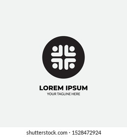 Abstract Geometry Logo Template Design