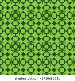 Abstract Geometry Oasis: Seamless Floral Pattern Design