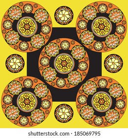 Abstract geometry ornament