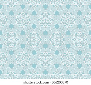 Abstract geometry pattern. Line and shape. Vector illustration. Design for wallpaper, notebook, fabric, scrapbook. blue color