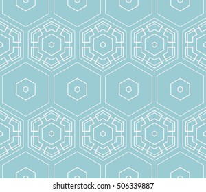 Abstract geometry pattern. Line and shape. Vector illustration. Design for wallpaper, notebook, fabric, scrapbook. blue color