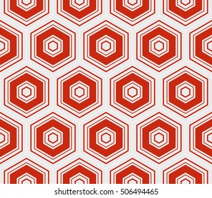 Abstract geometry pattern. Line and shape. Vector illustration. Design for wallpaper, notebook, fabric, scrapbook. red color