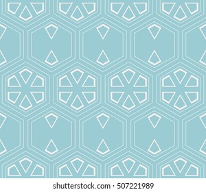 Abstract geometry pattern. Line and shape. Vector illustration. Design for wallpaper, notebook, fabric, scrapbook. blue color
