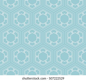 Abstract geometry pattern. Line and shape. Vector illustration. Design for wallpaper, notebook, fabric, scrapbook. blue color