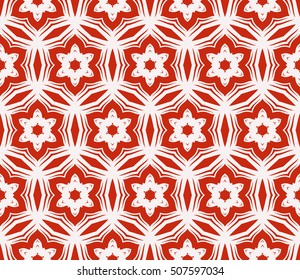 Abstract geometry pattern. Line and shape. Vector illustration. Design for wallpaper, notebook, fabric, scrapbook. red color
