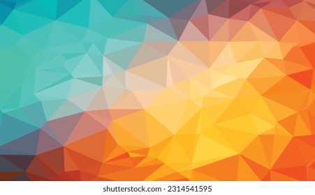 Abstract geometry polygon colorful background pattern.vector illustration.

