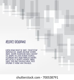 Abstract geometry rectangular square colors are gray and white with copy space it beautiful for background template.