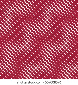 Abstract geometry red deco art halftone chevron pattern